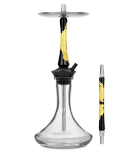Union Hookah Sleek Hybrid Epox Obsidian Yellow