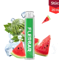Flerbar M Watermelon Ice Vape Einweg E-Zigarette 20mg
