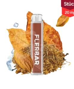 Flerbar M Caramel Tobacco Vape Einweg E-Zigarette 20mg
