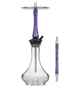 Union Hookah Sleek Stabilized Wood Purple