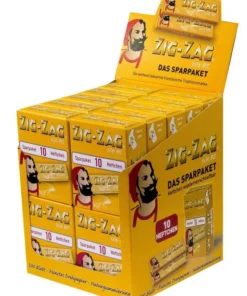 DISPLAY 20 Päckchen à 10 Heftchen à 50 Blättche Zig Zag Jumbopaket