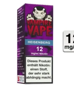 E-Liquid VAMPIRE VAPE Heisenberg 12 mg