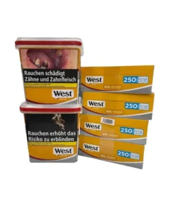 2 x EIMER West Yellow 245g & 1.000 West Yellow Special Hülsen