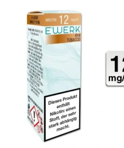 E-Liquid E’WERK RY4 12 mg (Tobacco)