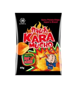 Koikeya Karamucho Kartoffelchips Spicy & Tasty – 12 * 60g