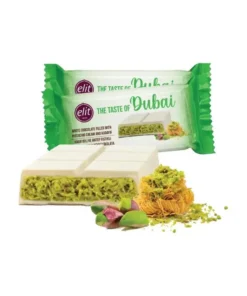 Dubai Schokolade White Edition – 90 Gramm – 12 Tafeln