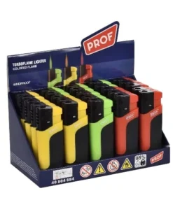 Feuerzeug Turbo PROF Fancy Color 3 Farben sortiert