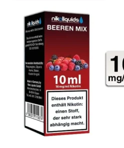 E-Liquid Nikoliquids Beeren Mix 16 mg/ml Flasche 10 ml