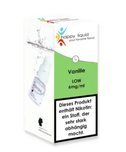 E-Liquid HAPPY Vanille 6mg