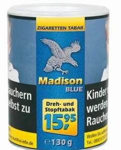 DOSE Zigarettentabak MADISON Blue (120 g)