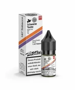 187 SALTS – Schwarze Taube – Nikotinsalz – 10 ml. – 20 mg./ml.