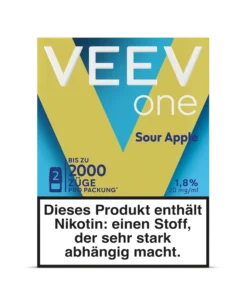 E-Shisha VEEV ONE PODS SOUR APPLE