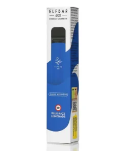 Elf Bar 600 Blue Razz Lemonad Aroma Einweg E-Shisha Nikotinfrei