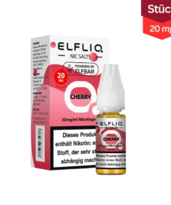Elfliq Vape Liquid Cherry 20mg (10ml) AP