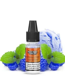 POCKET SALT Blue Razzberry Sherbet Nikotinsalz Liquid 10 ml. – 20 mg.