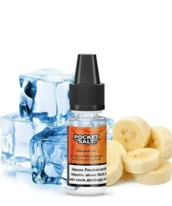 POCKET SALT Banana Ice Nikotinsalz Liquid 10 ml. – 20 mg.