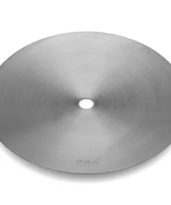 Invi Kohleteller Edelstahl Gun Metal 24cm