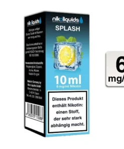 E-Liquid Nikoliquids Splash 6 mg/ml Flasche 10 ml