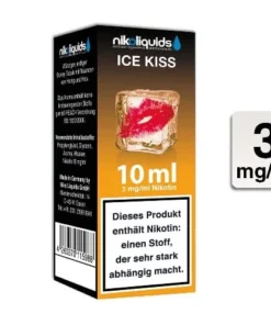 E-Liquid Nikoliquids Ice Kiss 3 mg/ml Flasche 10 ml