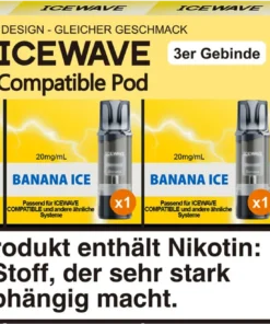 Icewave Pod – Banana Ice 3 Pods