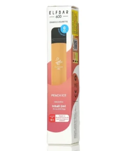 Elf Bar 600 Peach Ice Aroma Einweg E-Shisha Nikotinfrei