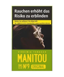 Manitou Zigaretten Org Blend No.9 ohne Zusätze (10×20)