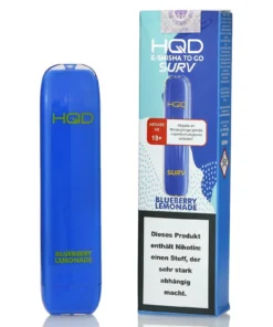 HQD 600 Wave Blueberry Lemonade Aroma Einweg E-Shisha 20mg Nikotin