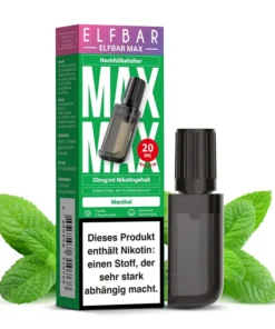 Elfbar Max Pod – Menthol 20mg Nikotingehalt