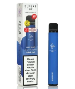 Elf Bar 600 Mad Blue Aroma Einweg E-Shisha 20mg Nikotin