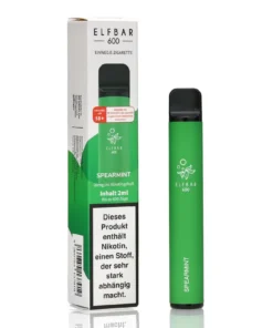 Elf Bar 600 Spearmint Aroma Einweg E-Shisha 20mg Nikotin