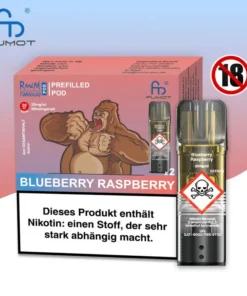RandM Tornado Pods – Blueberry Raspberry