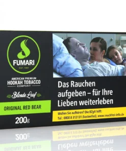 Fumari Original Red Bear Shisha Tabak 200g