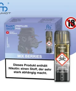 RandM Tornado Pods – Mix Berries