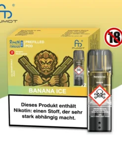 RandM Tornado Pods – Banana Ice