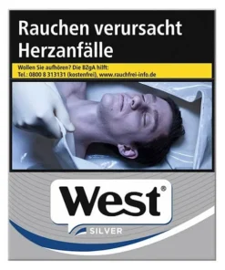 WEST Zigaretten Silver (8×24)