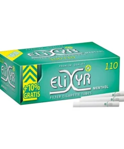 550 Stück Energy King Size Menthol Zigarettenhülsen