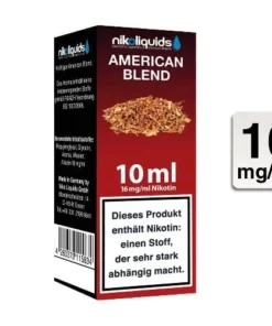 E-Liquid Nikoliquids American Blend 16 mg/ml Flasche 10 ml