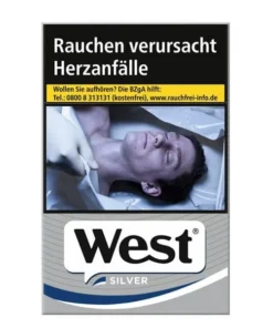 WEST Zigaretten Silver (4×40)
