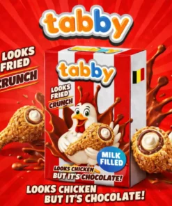 Tabby – Crunch Chocolate (Looks fried Chicken) 50g