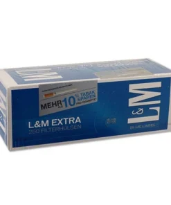 1.000 Stück L&M Blue Label Extra Zigarettenhülsen