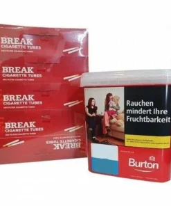 1 x Eimer BURTON Red 250 Gramm & 1000 Break Hülsen