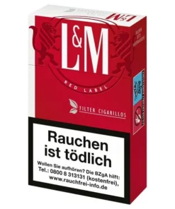 L&M Red Naturdeckblatt Filterzigarillos (10×17)