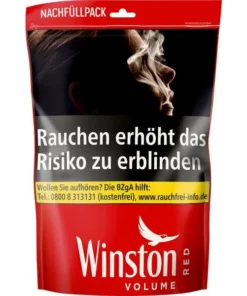 Zigarettentabak WINSTON Volumen 185 Gramm (BEUTEL)