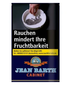 HALBSCHWARZ Jean Barth Cabinet Halfzware Shag Zigarettentabak 35 Gramm