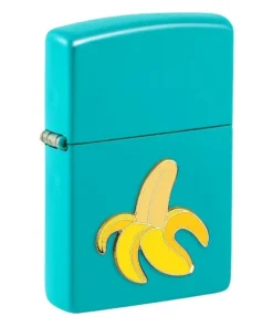 ZIPPO flat turquoise Foodie Banana 2008118