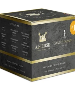 Rum A.H. RIISE Tasting Kit 1 Black 41,2% Vol. 9x20ml + Glas