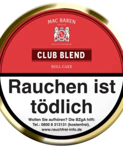 Pfeifentabak Mac Baren Club Blend 100 Gramm