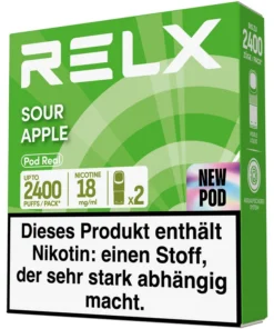 RELX Pod Real Sour Apple 18 mg/ml