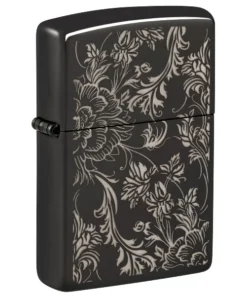 ZIPPO schwarz poliert Filigree Design 60007591
