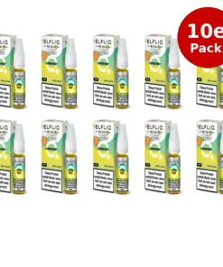 10er Pack E-Liquid Nikotinsalz ELFBAR Elfliq Lemon Mint 10mg